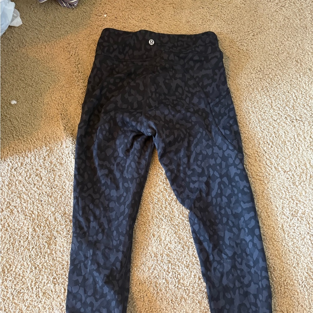 Lululemon Black Patterned Leggings